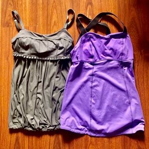 2 Lululemon shirts size 2